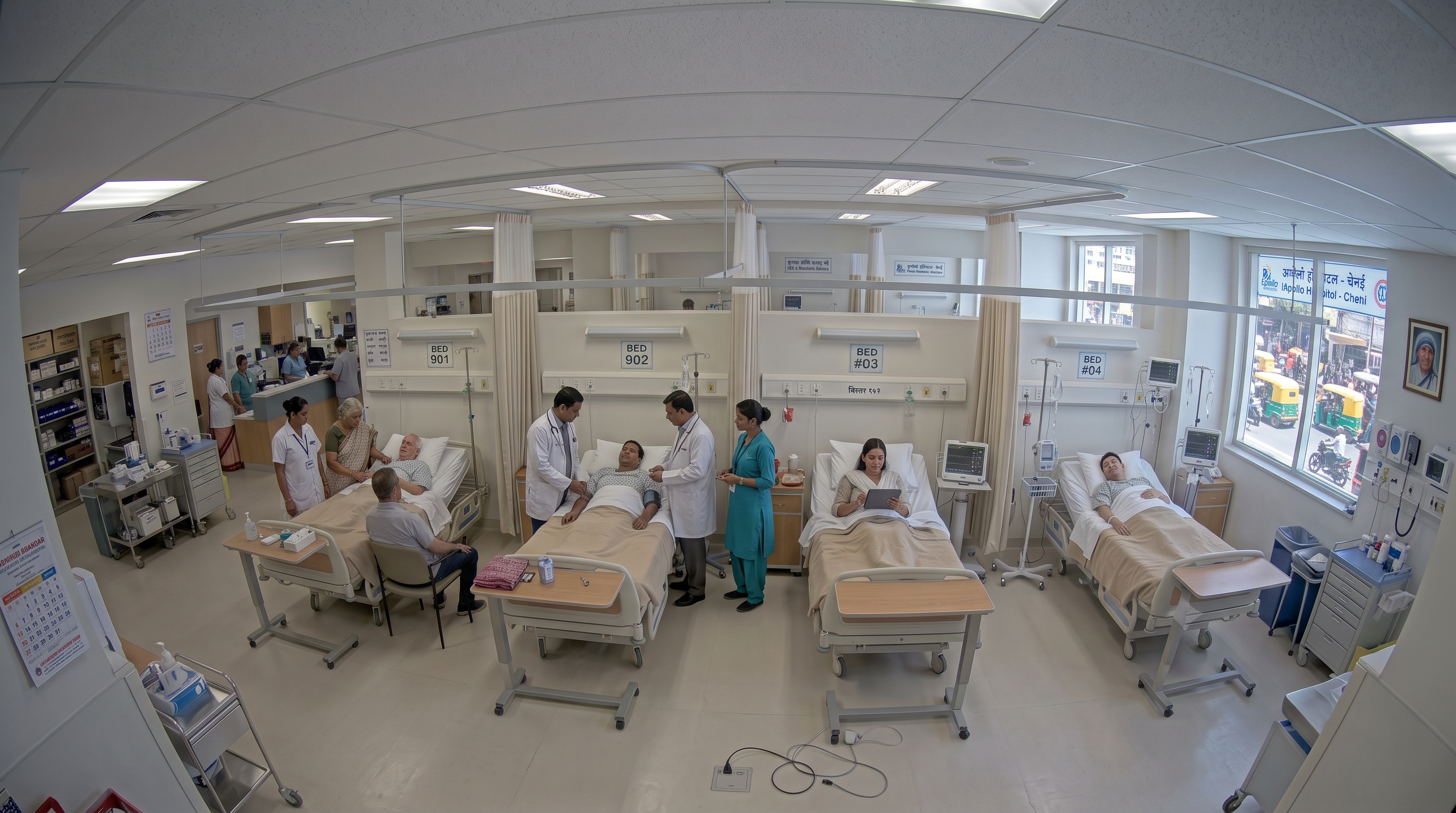 General ward live camera feed